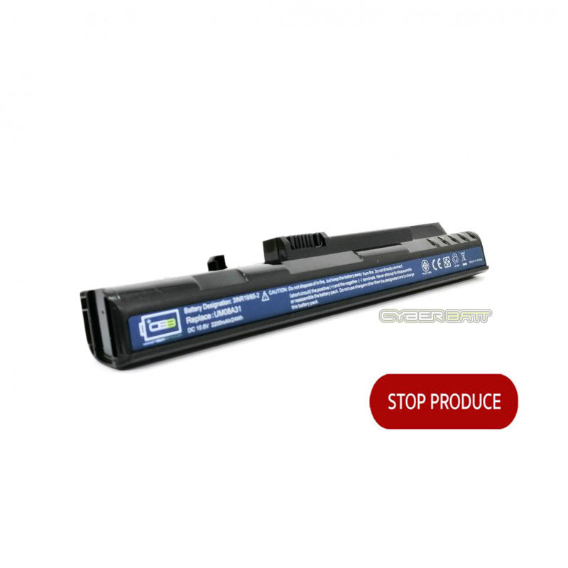 Battery Acer Aspire One A110-1295 : 10.8V-2200mAh Black (CYBERBATT) 