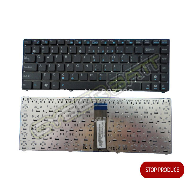 Keyboard Asus EEE 1215B Series Black US (Without Frame) 