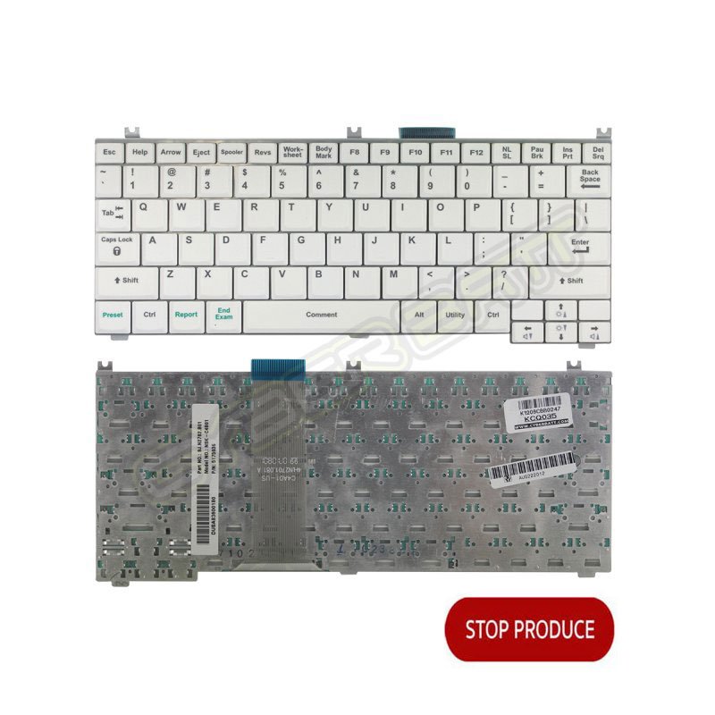 Keyboard HP/Compaq EVO N200 White US 