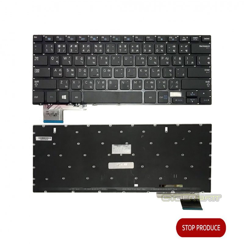Keyboard  Samsung 7 Ultra 730U3E Black TH 