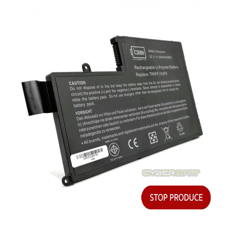 Battery Dell Inspiron 15-5547 series TRHFF : 11.1V-3400mAh Black (CYBERBATT)