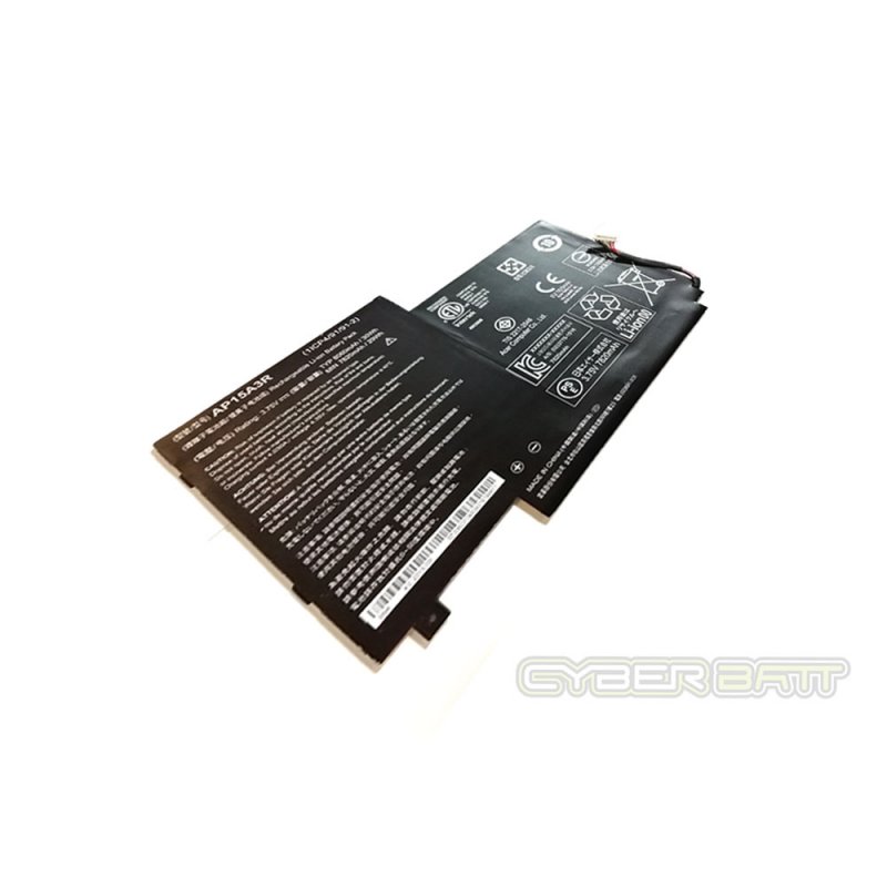 Battery Acer Aspire SWITCH 10E AP15A3R : 3.75V-8060mAh / 30 Wh Black (Original)