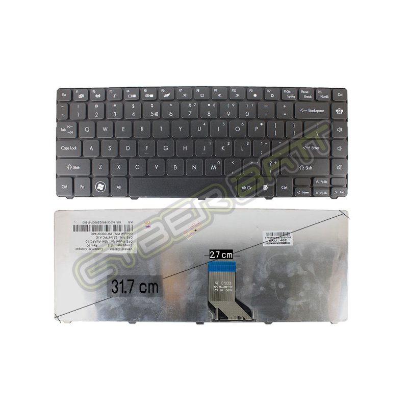 Keyboard Acer TravelMate 8481 Black US 