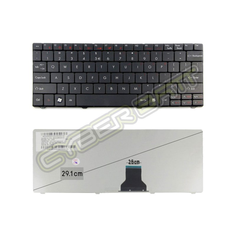 Keyboard Acer Aspire One 751 Black US 