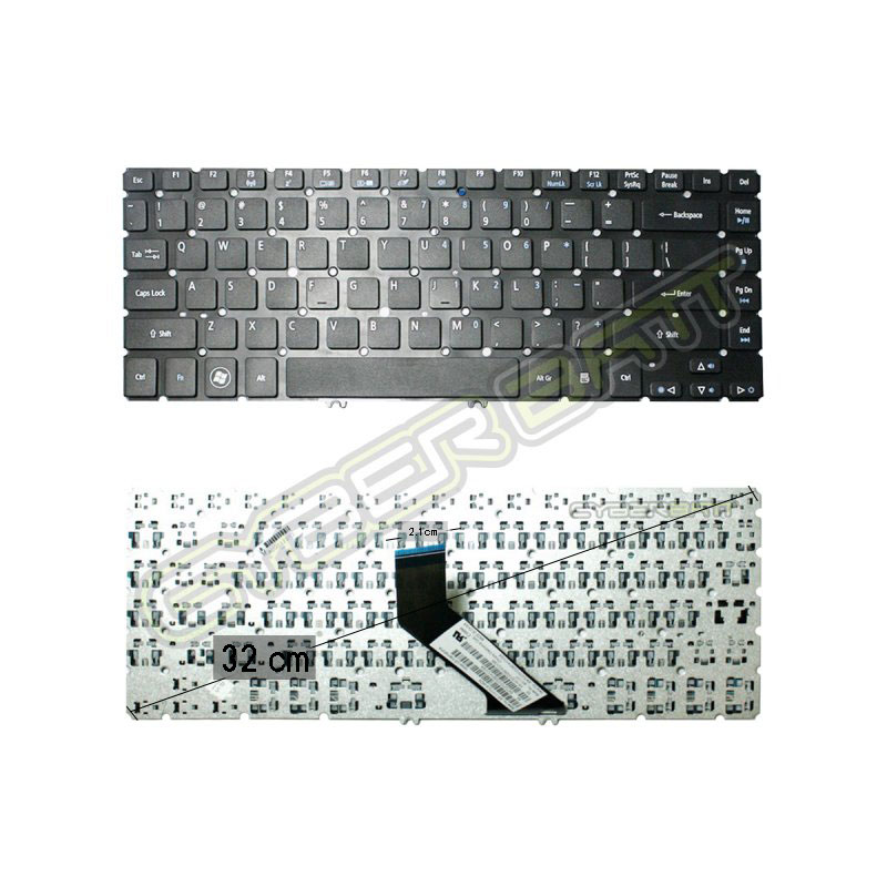 Keyboard Acer Aspire V5-471 Black US 