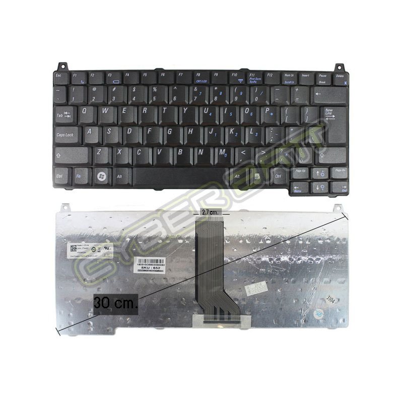 Keyboard Dell Vostro 1310 1510 Black UK (Big Enter)