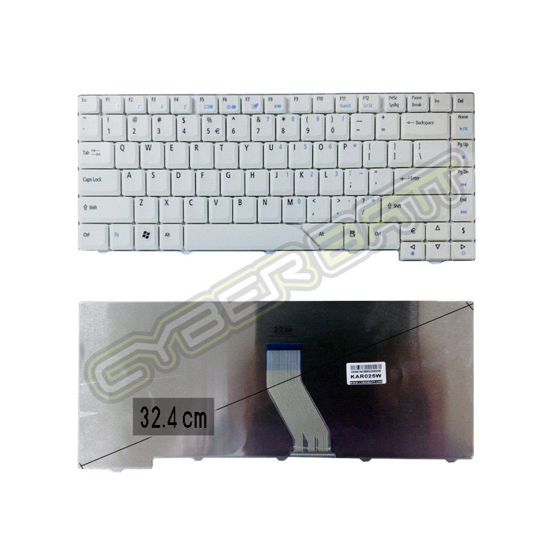 Keyboard Acer Aspire 4520 White US 
