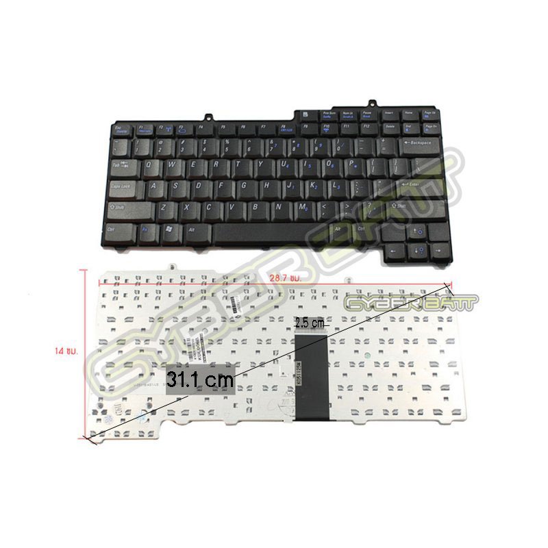 Keyboard Dell Inspiron 630M 6400/XPS E1710 Black US 